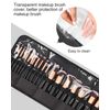 OCHEAL Makeup Brush Holder,Makeup Brush Organizer,Travel Makeup Brushes Bag Cosmetic Bags Pouch for Women Cosmetic Brushes Makeup Artist -Brushes Not included
