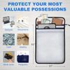 2000℉ Fireproof Document Bag Waterproof Money Cash Storage Pouch with Zipper