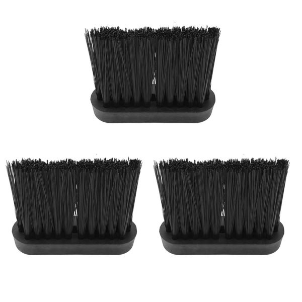 3 Stück Kaminbürsten, Ersatzbesen für Kaminbesteck, Ersatzbürsten für Kaminbesteck, Länglicher Ersatz-Ersatzbürstenkopf-Nachfüllpack, Kaminbürste für Zuhause und Kaminreinigung Feuerherd Kaminpflege
