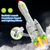 STEM Space Rocket Toy Set with Astronaut & Planet for Kids Ages 3+