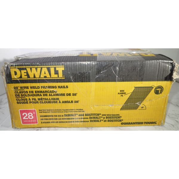 Dewalt 3-1/2 inch X 0.131" Wire Collated Smooth Shank Framing Nails 2000 Pack