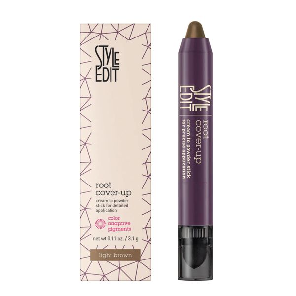 Style Edit Root Cover Up Stick-Instant Root Concealer to Touch up And Cover Roots and Grays (Light Brown.)