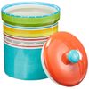 Certified International 4 Piece Mariachi Canister Set Multicolor