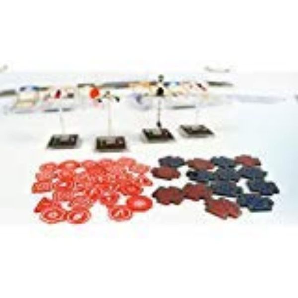 e-Raptor ERA31784 Markers X-Wing Complete Tokens Set Board Game, Blue