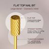 Professional Gold Large Barrel Nail Drill Bit Coarse Grit