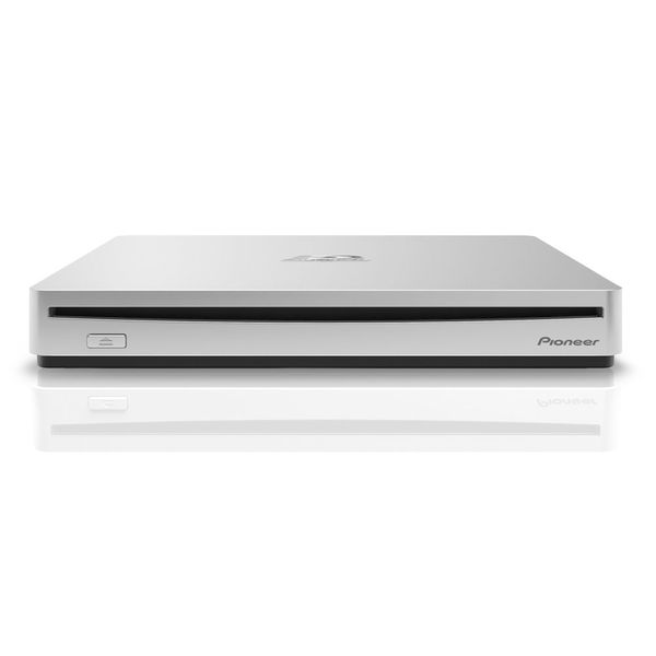 Pioneer BDR-XS07JL Slot-In Type Portable Blu-ray Drive [For Win & Mac] Soft No Model Silver