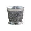 nu steel Beaded Heart Toothbrush Holder