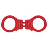 Peerless Handcuff Company, Hinged Handcuff, Model 850R, Hinged Handcuff - Red Finish