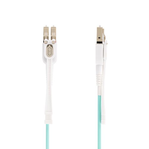 StarTech.com 5m (16.4ft) LC (UPC) OM4 Multimode Fiber Optic Cable, 50/125, 100G, Low Insertion Loss, LSZH Fiber Jumper Cord