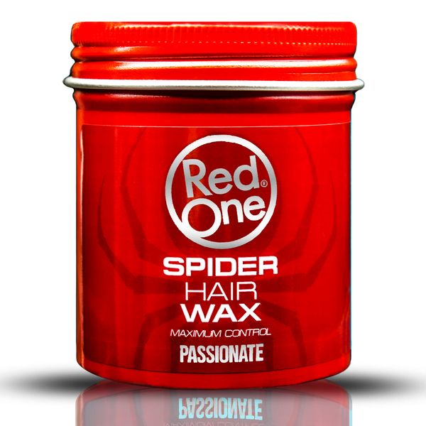 Redone Spider Hair Wax Passionate 100ml | Maximum Control | Flexible Grip and Texture Inserts | Medium Shine Look | Women's and Men's Waxing | Ultra Hold Effect | All Hair Types