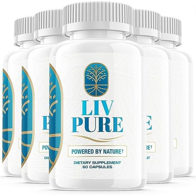 (5 Pack) Liv Pure Blood Sugar Support Supplement 300 Capsule 5 Month Supply