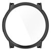 AWADUO Smartwatch Full Coverage PC Protective Case Cover With Tempered Glass Screen Protector Compatible with Coros Pace 3, Soft And Durable(Black)