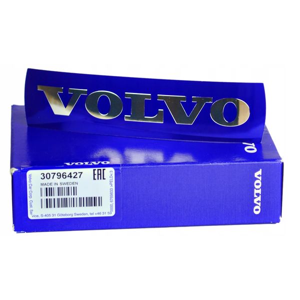 Genuine Volvo Grille Emblem & Air Bag Emblem Pack