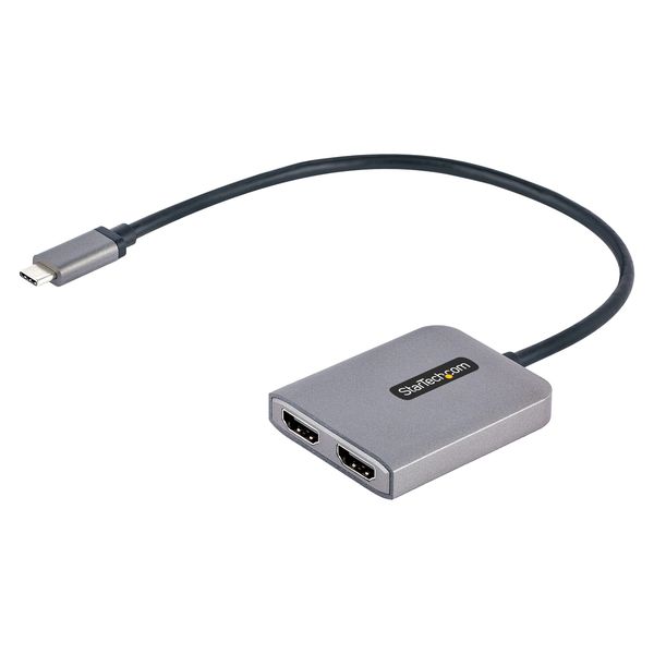 StarTech.com MST Hub/USB-C to 2x HDMI/Dual 4K60Hz/Long CBL/Windows Only
