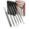 GERMAN 6pcs Blackhead Acne Comedone Pimple Blemish Extractor Remover Tool Kit