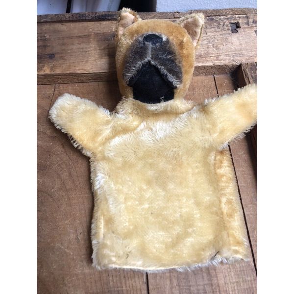 Steiff BULLY Bulldog Mohair Hand Puppet