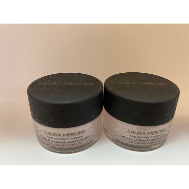 Laura mercier The Perfect Cream Multi Tasking Moisturizer 7.5g 0.26 oz Lot of 2