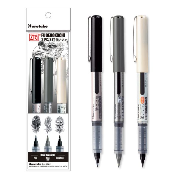 Kuretake INKTOBER special set (3 pcs set)
