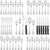Flatware Set Stainless Steel Silverware Cutlery Tableware 24 Piece Service for 4