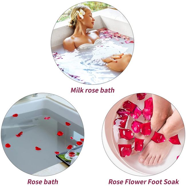 Shop Generic Natural Dry Rose Petals Red