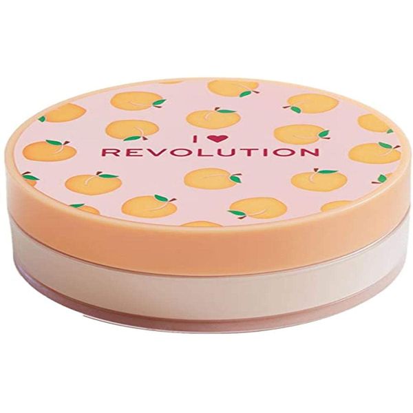 Makeup Revolution Loose Baking Powder, Peach, for Medium to Dark Skin Tones, Balances Skin Tone & Banishes Shine, Matte Finish, Vegan & Cruelty-Free, 0.15 Oz