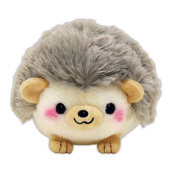 Amufun 701412 Hedgehog Harin Plush Toy 5.9 x 4.3 x 3.9 inches (15 x 11 x 10 cm), Polyester