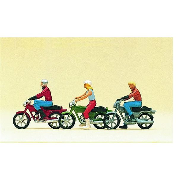 Preiser 10126 Young Motorcyclists (3)