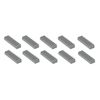 ☀️NEW LEGO Technic Gear Rack  10x LIGHT BLUISH GRAY 1x4 Rack #3743