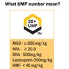 Manuka Honey: UMF 20+ - 500 Grams