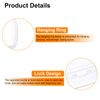 sourcing map Component Storage Box 2.2" PP Electronic Organizer Box with Hanging Ring Hardware Containers Tools Boxes for Small Accessories