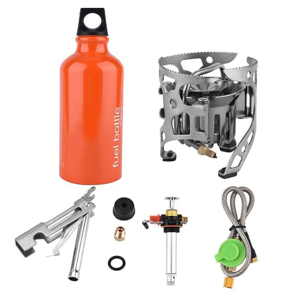 Kraftstoff Campingkocher, Öl Gas Kochherd Lagerfeuer Brennofen Kit für Picknick im Freien beim Wandern von Backpacking Barbecue