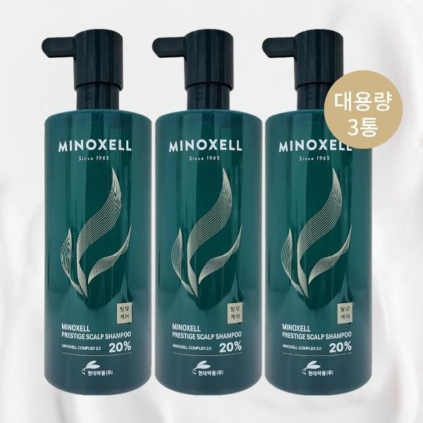 24 years of the latest modern pharmaceutical products Minoxel Prestige hair loss shampoo 480ml 3 bottles