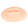 3D Silicone Lips, Tattoo Practice Lips Semi Permanent Soft Elastic Silicone Skin Touch Feeling Fake Lips Tattoo Embroidery Practice Lip Skin for Microblading Practice(Light Skin)