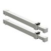 Ideal Security Window Security Bar 15.7 to 26.75 Inch White 2 Pack