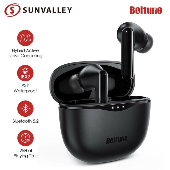 Boltune Wireless Earbuds Bluetooth V5.2 in-Ear Headset with 6 Mics Waterproof
