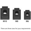 6 PCS T-Slot Nuts,T-Sliding Nut Blocks – Ideal for Machine Tool Workbenches (M8)