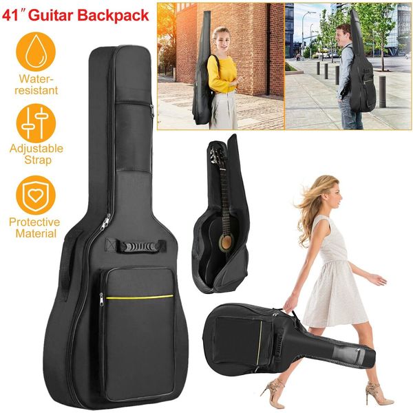 41" Acoustic Guitar Padded Gig Bag Case 5mm Thicken Soft Classical Heavy Duty