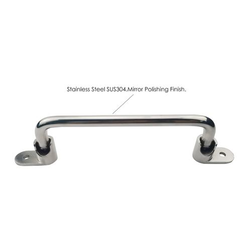 DAWONFA 304 Stainless Steel Folding Pulls Cabinet Handle 90 Degrees Folding Pull Handle with Bright Polishing,7-1/10''Hole Center