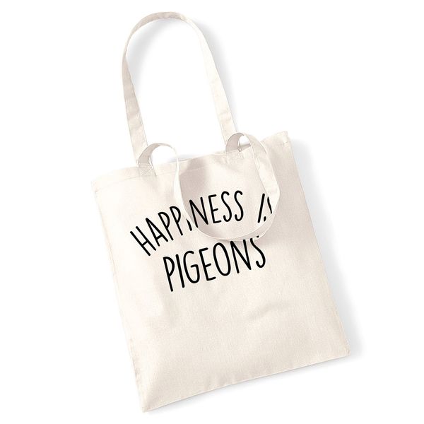 Flox Creative Happiness is pigeons tote bag