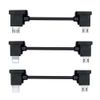 NFHK 3pcs/set Remote Control Data Cable Type C & Micro to Micro USB for Mavic Pro Platinum Mavic Park RC Accessories