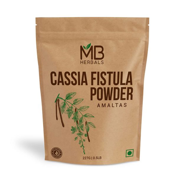 MB Herbals Cassia Fistula Powder 8 oz (227G / 0.5LB) | Amaltas Powder