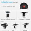 HOLACA Sun Rain Shade Camera Cover for Spotlight Camera Plus, Camera Shield Protective Case for Resistant UV, Easy to Install(Black)