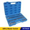 60Pcs Master Torx Bit Socket External Torx Socket Set | S2 and Cr-V Steel