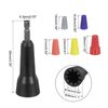 sourcing map Wire Connector Driver,Wire Twisting Spinner,Wire Twisting Tool with 1/4" Chuck,1pcs Wire Twisting Tool+70pcs Wire Caps Black