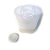 Empty Deodorant Containers - Twist-up, Recyclable, DIY Empty Deodorant OVAL Tubes, Bottom-fill 2.0 Oz (5-Pack, Clear)