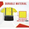 4PK High Visibility Reflective T-Shirt (XL) for Men Class2 ANSI/ISEA Certified