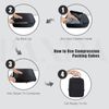 4 Set Compression Packing Cubes Travel - Travel Accessories Expandable Packin...
