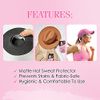 Hollywood Fashion Secrets Hat Shields, Protects Hats from Sweat and Makeup, Self-Adhesive Disposable Hat Liners - 10 Counts Transparent