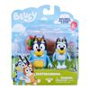 Bluey - Skateboarding 2.5" & Dad 3.27" Figures - 2 Pack, Multicolor (13042)