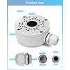 【Security Camera Junction Box】 Universal Bullet Security Camera Mount Bracket, IP66 Waterproof Metal Junction Box